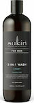 Sukin Naturals 3 in 1 Sport Body, Hair And Face Wash 500ml