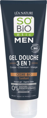 So'Bio Etic Cedre Αφρόλουτρο σε Gel για Άνδρες & Άρωμα Ξυλώδη 200ml