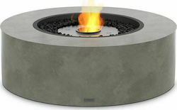 Ecosmart Fire Ark 40 Internal / Outdoor Floor Bioethanol Fireplace Natural 100x100x33.9cm