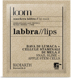 Bioearth Loom Slime de Melc + Celule Stem de Măr Mască de Buză Bioearth Loom Slime de Melc + Celule Stem de Măr Mască de Buză