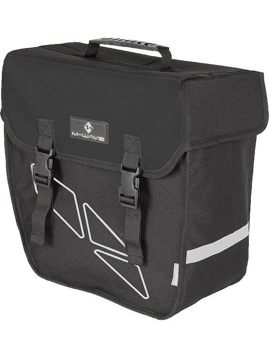 M-Wave Amsterdam Bicycle Rack Bag Black 122320