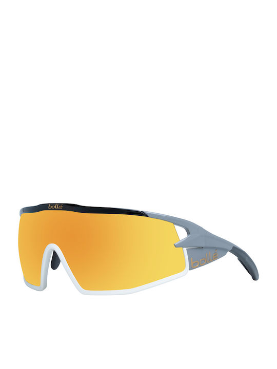Bolle B-Rock Pro Ochelari de soare Μαύρα cu Cadru & Portocaliu Lentilă
