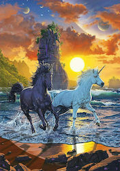 Unicorns On Beach Vincent Hie Puzzle 2D 1000 Pieces