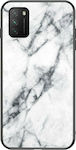 Wozinsky Marble Back Cover Σιλικόνης Λευκό (Poco M3 / Redmi 9T)