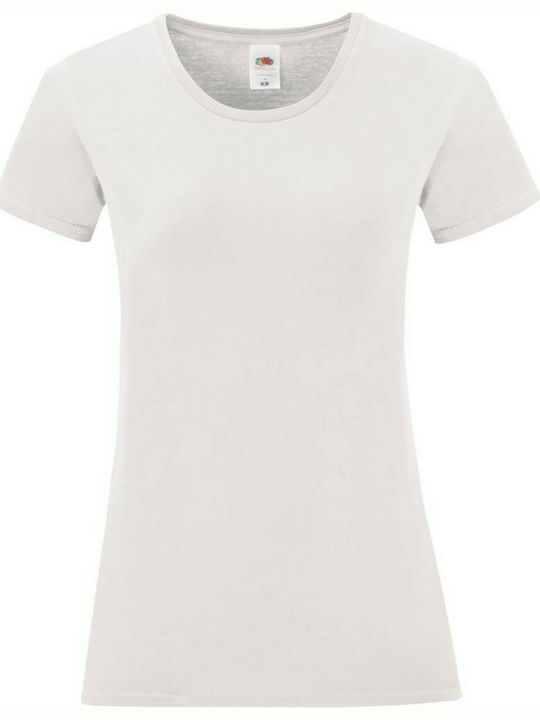 Fruit of the Loom Iconic 150 Werbe-T-Shirt in Weiß Farbe