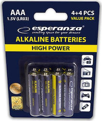 Esperanza AAA 1.5V 8buc EZB104