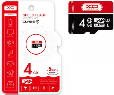 XO Speed Flash microSDHC 4GB Klasse 10 U1 UHS-I