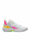 Why Not Zer0.4 Χαμηλά Μπασκετικά Παπούτσια White / Citron Pulse / Hyper Pink / Lime Glow