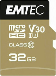 Emtec Speedin Pro microSDHC 32GB Clasa 10 U3 V30 A1 UHS-I cu adaptor