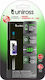 Uniross Smart Compact 3T LED USB Ladegerät 2 Batterien Li-Ion/Ni-MH Größe AA/AAA/D/18650/21700/14500