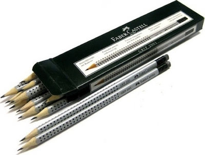 Faber-Castell 117001 2001 Pencil B Silver 12pcs