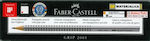 Faber-Castell Grip 2001 Σετ 12 Μολύβια B Ασημί