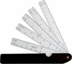 Aristo Ruler Plastic 15cm Υποδεκάμετρο Βεντάλια