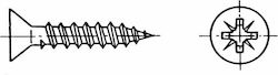 Lalizas Phillips Drywall Screw Inox with Diameter M4 and Length 35mm