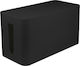 LogiLink Cable Management Box 235x115x120mm Cable Box Black