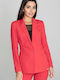 Figl M562 Damen Mittellang Blazer Rot 111084