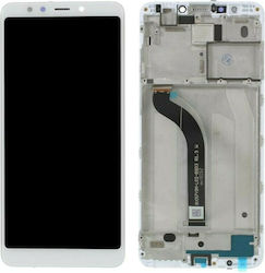 Bildschirm Grade A mit Rahmen für Redmi 5 (Weiß)