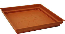 Plastona 197A Platz Teller Topf Orange 26x26cm