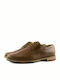 Northway Men's Leather Casual Shoes Tabac Brown