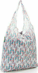 Eco Chic Feather Fabric Shopping Bag