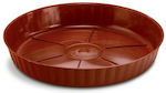 Plastona Ionian Round Round Plate Pot Red 23x23cm