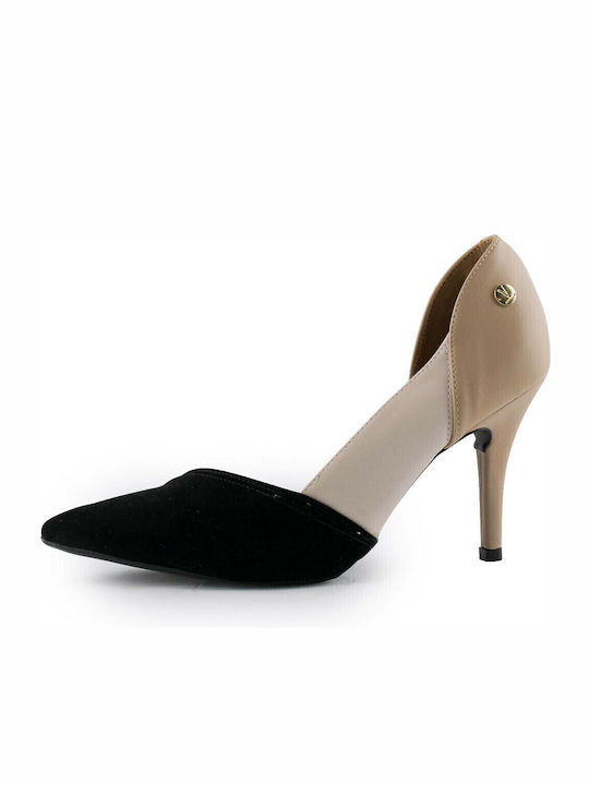 1184-1122 Pumps mit Stiletto-Absatz Mehrfarbig