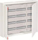 Abb Wall Mounted Waterproof Electrical Fuse Box 4 Rows 36 Elements P800xH650xD160mm