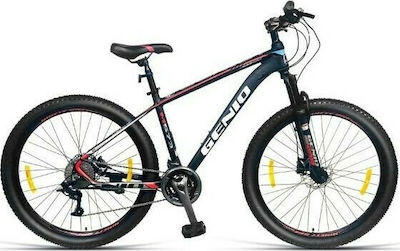 Genio 27.5" Black Mountain Bike with 27 Speeds and Hydraulic Disc Brakes