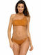 Bikini Set One Shoulder with Light Padding Mustard