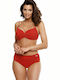 Marko Bikini Set Bra & Slip Bottom Red