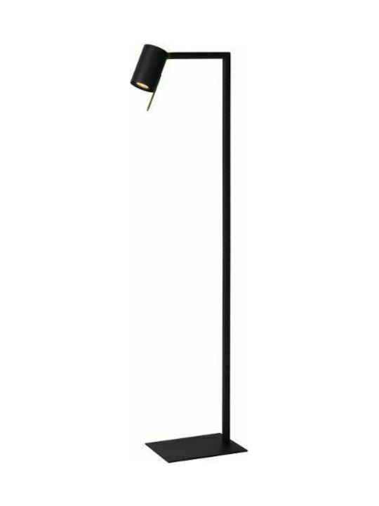 Lucide Lightning Floor Lamp H130xW34cm. with Socket for Bulb GU10 Black