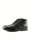 Antonio Shoes Men's Leather Boots Black