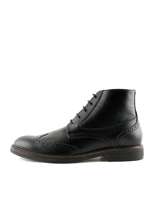 800 Leather Black Men's Boots