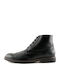 800 Leather Black Men's Boots