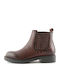 Carmela Footwear 66998 Leather Women's Ankle Boots Burgundy