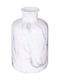 Atmosphera Decorative Marble White Vase Φ11xH17.5cm