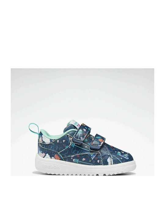 Reebok Παιδικά Sneakers Peppa Pig Weebok Clasp με Σκρατς Vector Navy / Pixel Mint / Cloud White