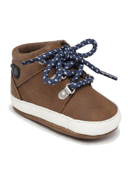 Mayoral Baby Booties Brown