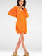 Awama Mini Kleid Orange