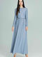 Figl M604 Maxi Dress Gray 116271