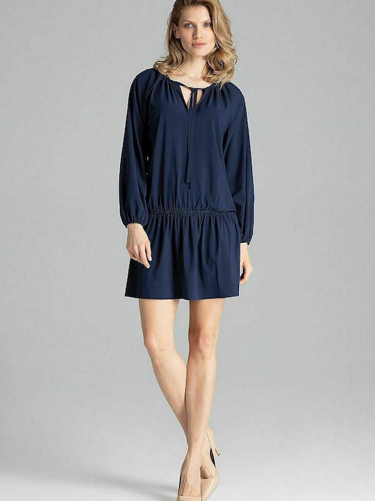 Figl M661 Mini Dress Navy Blue 129761