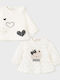 Set of Kids' Shirts Beige Ecofriends