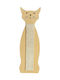 Flamingo Sisal Cat Shape Scratching Post Posts Beige 59x21cm