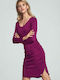 Figl M714 Mini Dress Purple 148290