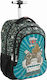 No Fear No Fear School Bag Trolley Elementary, Elementary Multicolour with Water Bottle Holder 30Liters