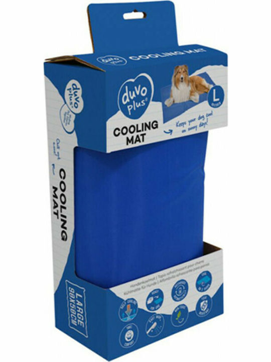 Duvo Plus Cooling Mattress Dog Rectangle Cooling Blue 90x50cm