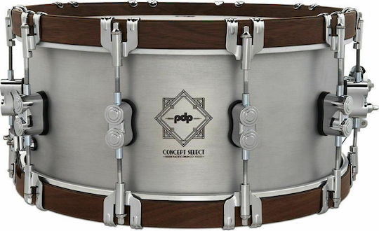 DW Drums Ταμπούρο Μεταλλικό PDP Concept Alu Snare 14" x 6.5" Ασημί