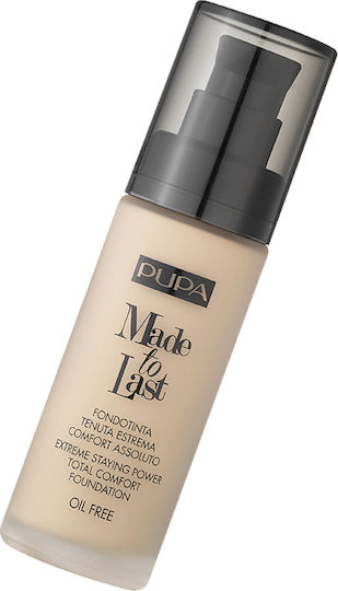Pupa Made To Last Extreme Staying Power Foundation Mov/alb 001 Light Ivory 30ml