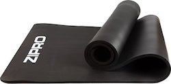Zipro Στρώμα Γυμναστικής Pilates Μαύρο (180x60x1cm)
