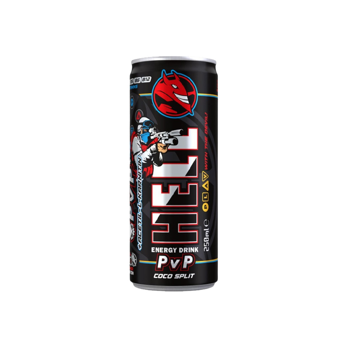 Hell PVP Coco Split Κουτί Energy Drink με Ανθρακικό 250ml | Skroutz.gr